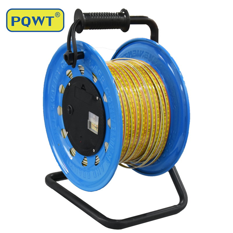 PQWT 400M Deep Borehole Drilling Water Level Detection Indicator 360 Degree Probe Water Level Meter
