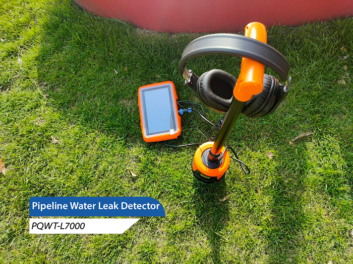 What is the principle of underground water detection to identify leaks?
