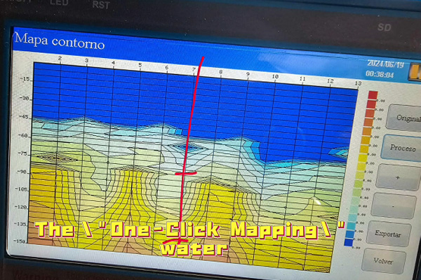 Spectrogram of the water finder