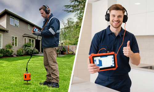 PQ125D Indoor and Outdoor Pipe Leak Detector