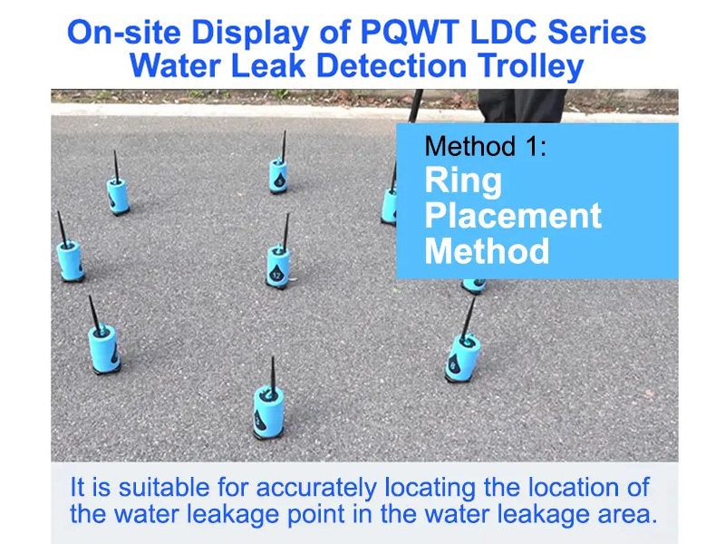 Outdoor Movable Water Leak Detection Trolley