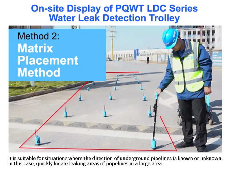 Outdoor Movable Water Leak Detection Trolley