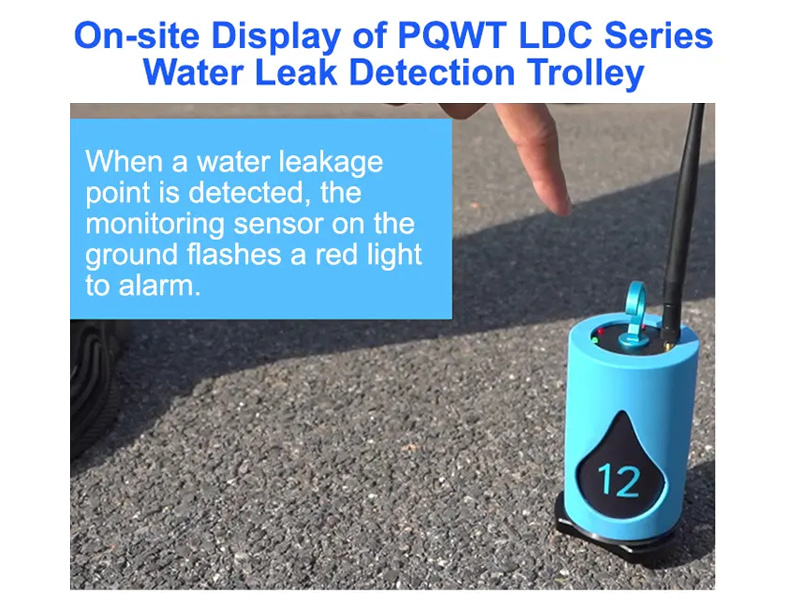 Outdoor Movable Water Leak Detection Trolley