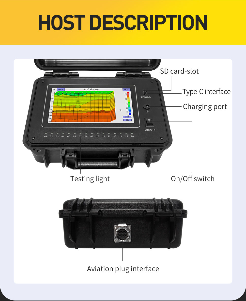 TYM-D Multi channel groundwater detector