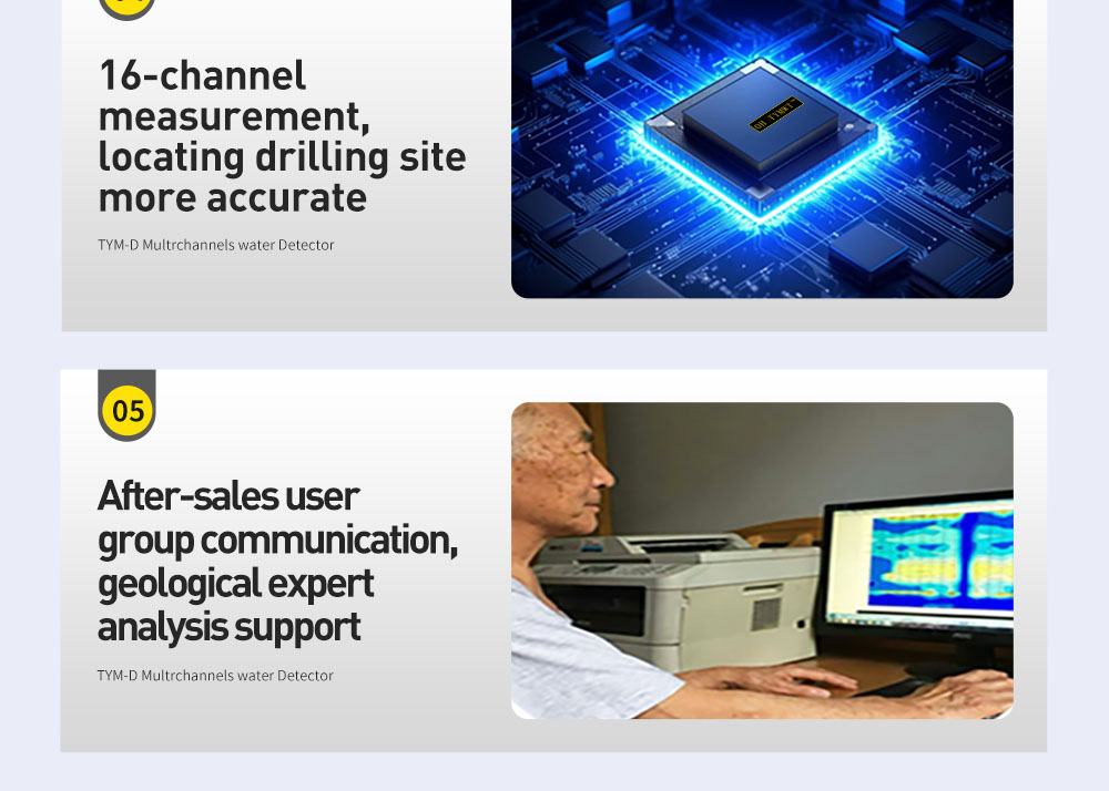 TYM-D Multi channel groundwater detector